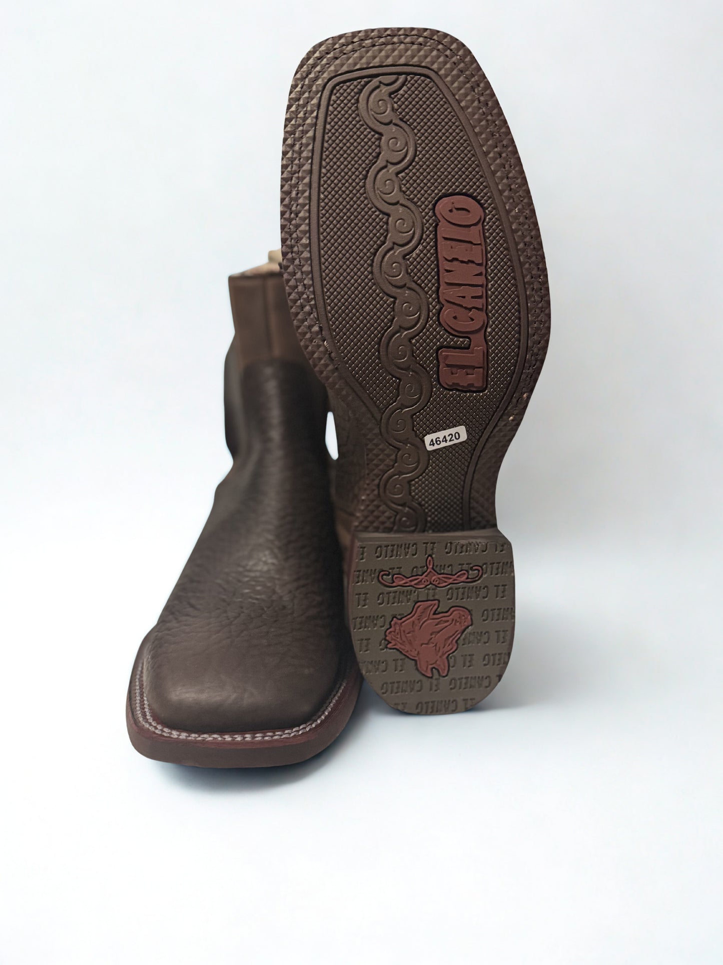 Bull Neck Ankle Boots-Brown