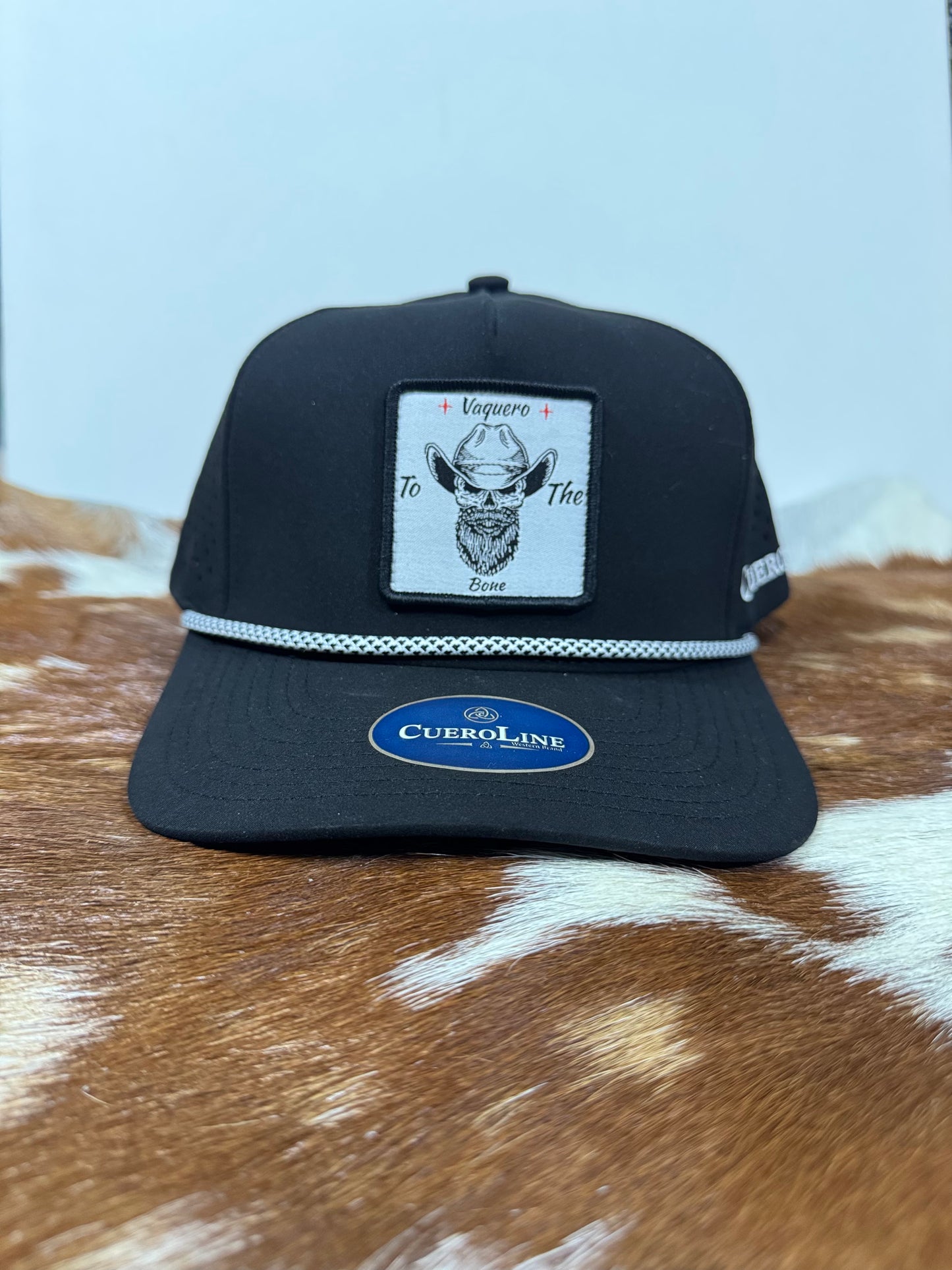 Black Vaquero Rope Cap