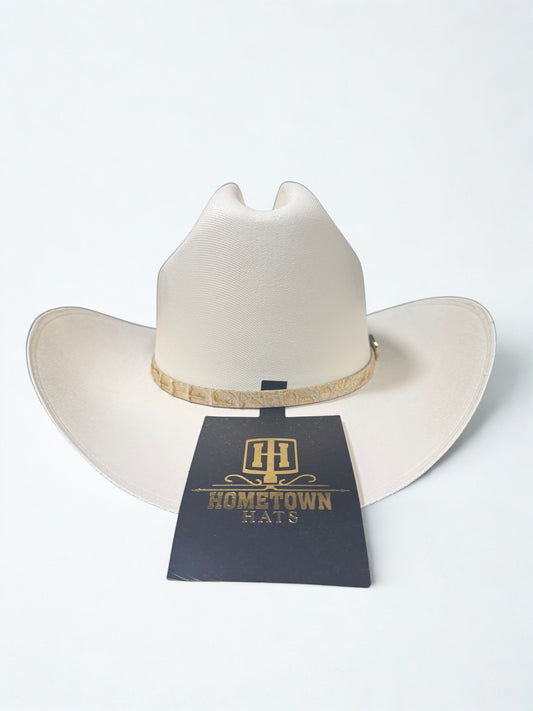 Bronzer-Sinaloa short crown Sombrero With Feather 4 1/2" Crown