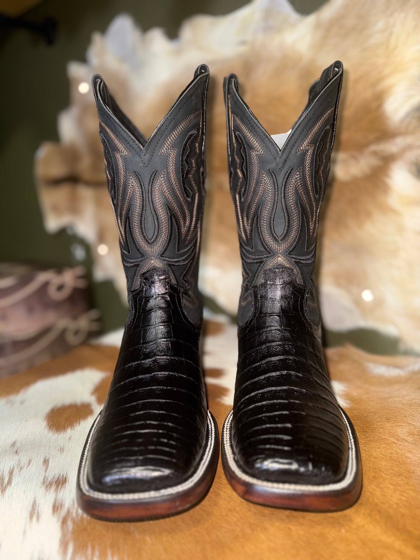 Lukas Legacy Caiman Black Boots