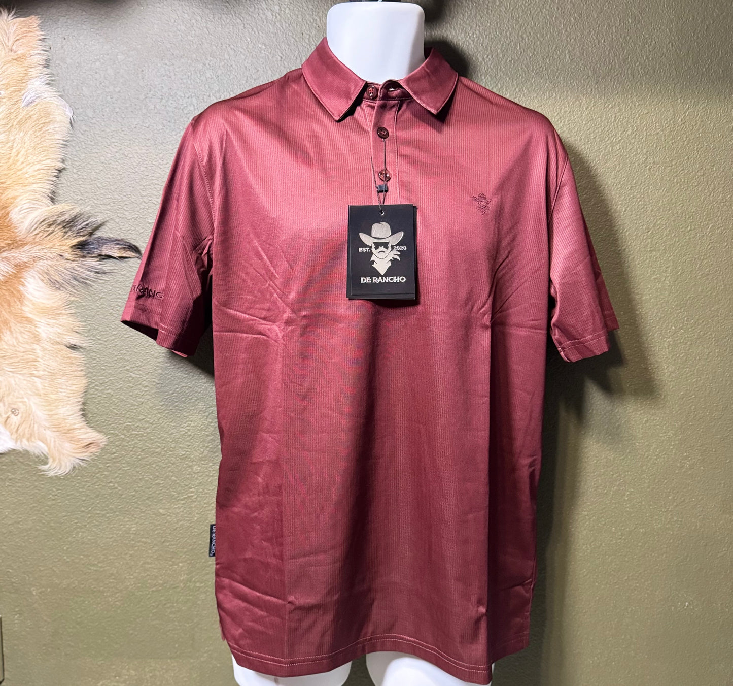 DE RANCHO-RED POLO