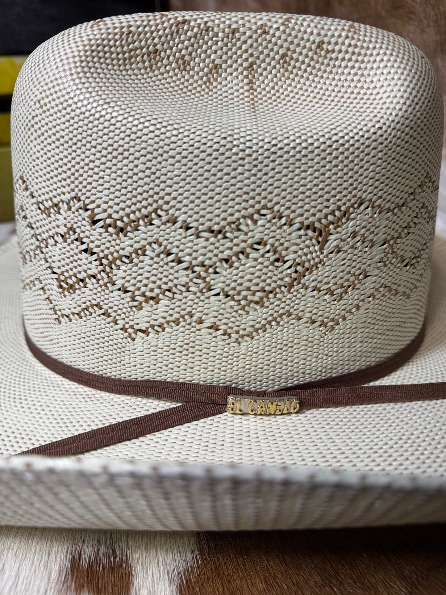 EL CANELO COLLECTION-BANGORA STRAW HAT