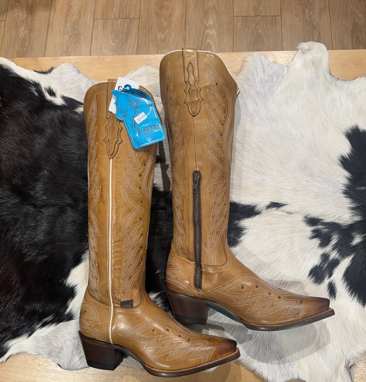 Ryan Tan Tall Boots