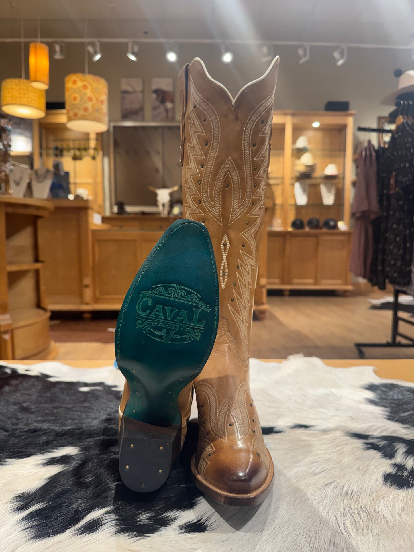 Ryan Tan Tall Boots